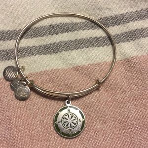 Alex and Ani compass charm bangle